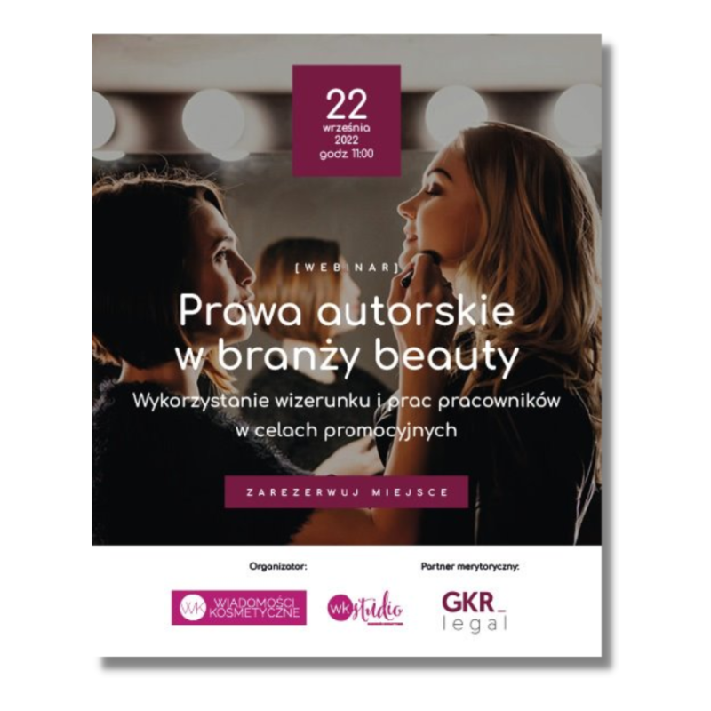Webinarium "Prawa autorskie w branży beauty" - nagranie