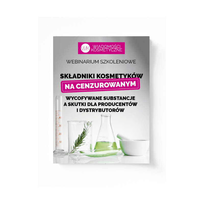 Webinarium "Składniki kosmetyków na cenzurowanym" - nagranie