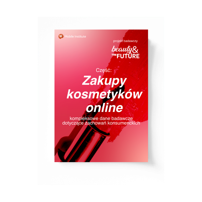 Bezterminowy dostęp do obszaru “Zakupy kosmetyków online” zawierający wszystkie dane badawcze zebrane podczas badania