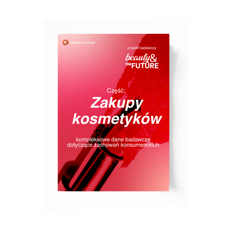 Bezterminowy dostęp do obszaru “Zakupy kosmetyków” zawierający wszystkie dane badawcze zebrane podczas badania